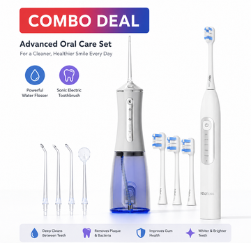 Oral Hygiene Combo deal (Water Flosser + Electric Toothbrush)