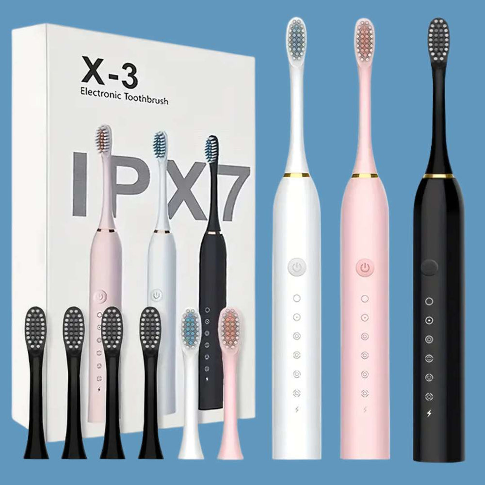 Oraluxe™ Sonic X3 IPX7 Electric Toothbrush
