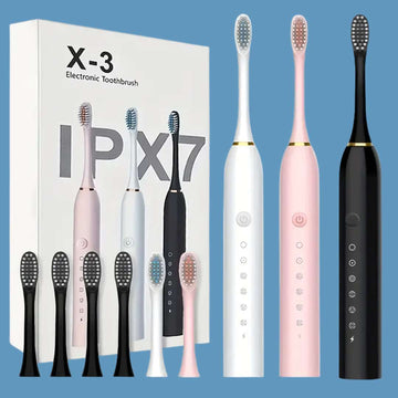Oraluxe™ Sonic X3 IPX7 Electric Toothbrush